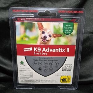 Elanco K9 Advantix II Small Dog Flea and Tick Treatment, Dogs 4-10 Pounds